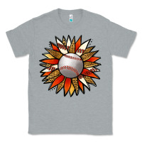 Heather Grey Baseball Sunflower Classic Tee - Jasminsmagicworld