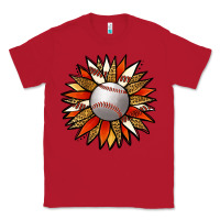 Red Baseball Sunflower Classic Tee - Jasminsmagicworld