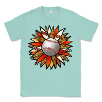 Seafoam Baseball Sunflower Classic Tee - Jasminsmagicworld