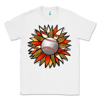 White Baseball Sunflower Classic Tee - Jasminsmagicworld