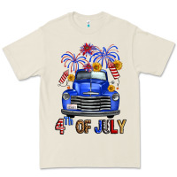 Bone Western Fourth Of July Truck Premium Tee - FaDigitalArtStudio