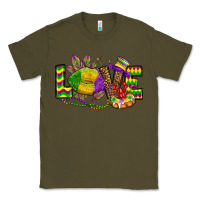Army Green love lips mardi gras Classic Tee - OliviaCreatesArt