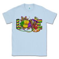 Dusty Blue love lips mardi gras Classic Tee - OliviaCreatesArt