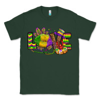 Sports Green love lips mardi gras Classic Tee - OliviaCreatesArt
