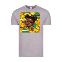 Vintage Zinc juneteenth afro girl seamless pattern Vintage Tee - BundleAndBundleShop