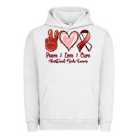 Pigment Lunar Rock Peace Love Cure Heart And Neck Cancer Urban Hoodie - Jasminsmagicworld