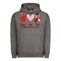Pigment Tornado Peace Love Cure Heart And Neck Cancer Urban Hoodie - Jasminsmagicworld