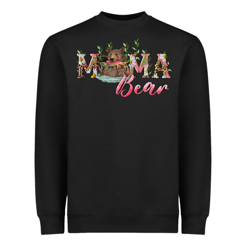 Mama Bear With Daisy Heavyweight Sweatshirt by RanaPortraitStore | Teevron