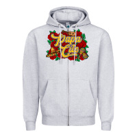 Heather Grey Papa cito Zipper Hoodie - RanaPortraitStore