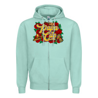 Seafoam Papa cito Zipper Hoodie - RanaPortraitStore