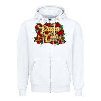 White Papa cito Zipper Hoodie - RanaPortraitStore