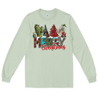Matcha Merry Christmas Long Sleeve Tee - CowhideDigitalArt