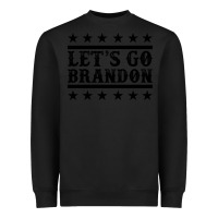 Black let's go brandon black Heavyweight Sweatshirt - Jasminsmagicworld