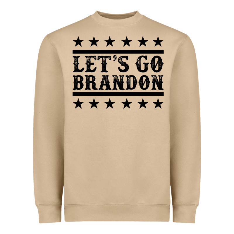 Let's Go Brandon Black Heavyweight Sweatshirt by Jasminsmagicworld | Teevron
