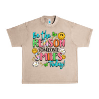 French Oak be the reason someone smiles today Urban Heavy Tee - LillyAllenDesigns