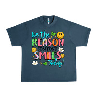 Midnight Navy be the reason someone smiles today Urban Heavy Tee - LillyAllenDesigns