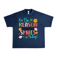 Navy be the reason someone smiles today Urban Heavy Tee - LillyAllenDesigns