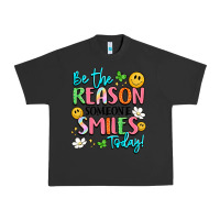 Pigment Black be the reason someone smiles today Urban Heavy Tee - LillyAllenDesigns