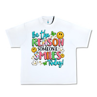 White be the reason someone smiles today Urban Heavy Tee - LillyAllenDesigns