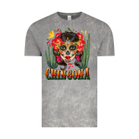 Cloud Rock chingona sugar skull Vintage Tee - BundleAndBundleShop