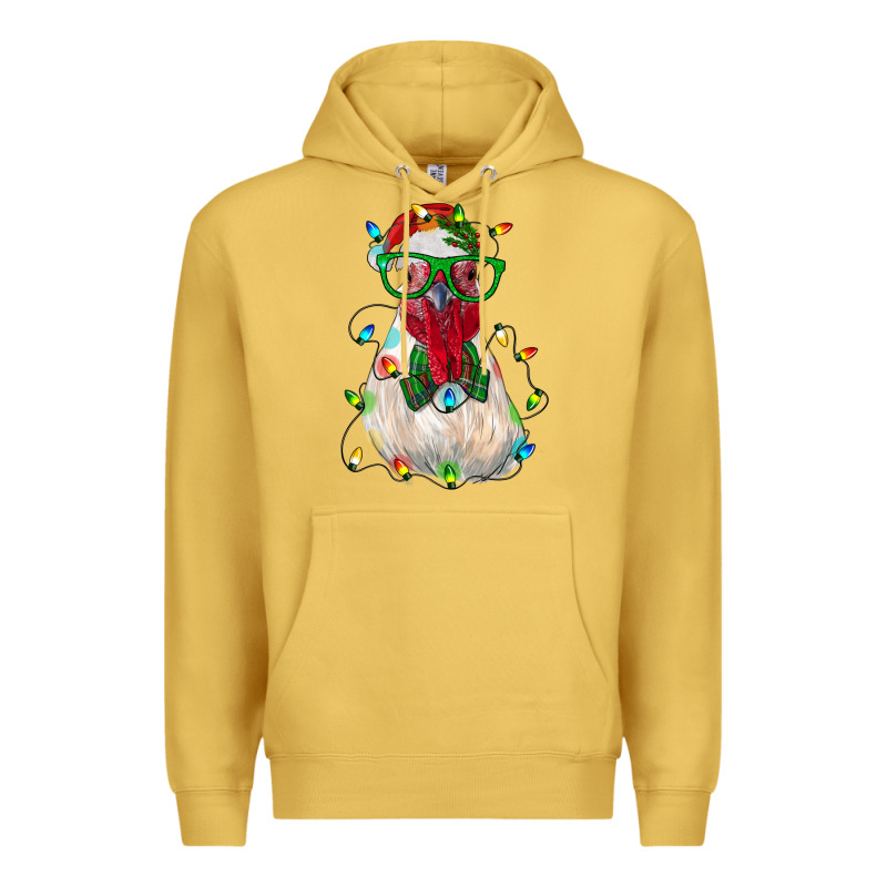 Christmas Rooster Premium Hoodie by RanaPortraitStore | Teevron