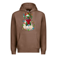 Chestnut christmas rooster Premium Hoodie - RanaPortraitStore