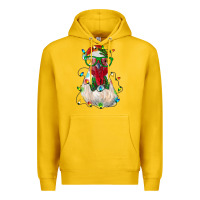 Lemon christmas rooster Premium Hoodie - RanaPortraitStore