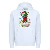 White christmas rooster Premium Hoodie - RanaPortraitStore