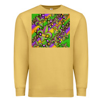 Antique Gold mardi gras carnival fleur de lis Premium Sweatshirt - Jasminsmagicworld