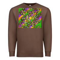 Chestnut mardi gras carnival fleur de lis Premium Sweatshirt - Jasminsmagicworld