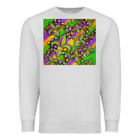 Dove Grey mardi gras carnival fleur de lis Premium Sweatshirt - Jasminsmagicworld
