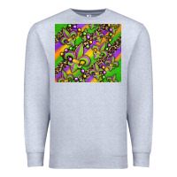 Heather Grey mardi gras carnival fleur de lis Premium Sweatshirt - Jasminsmagicworld