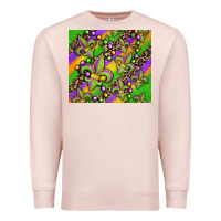 Pale Pink mardi gras carnival fleur de lis Premium Sweatshirt - Jasminsmagicworld