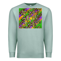 Seafoam mardi gras carnival fleur de lis Premium Sweatshirt - Jasminsmagicworld