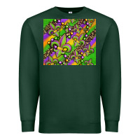 Sports Green mardi gras carnival fleur de lis Premium Sweatshirt - Jasminsmagicworld