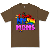 Cacao I love my moms Premium Tee - FaDigitalArtStudio