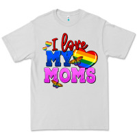 Dove Grey I love my moms Premium Tee - FaDigitalArtStudio