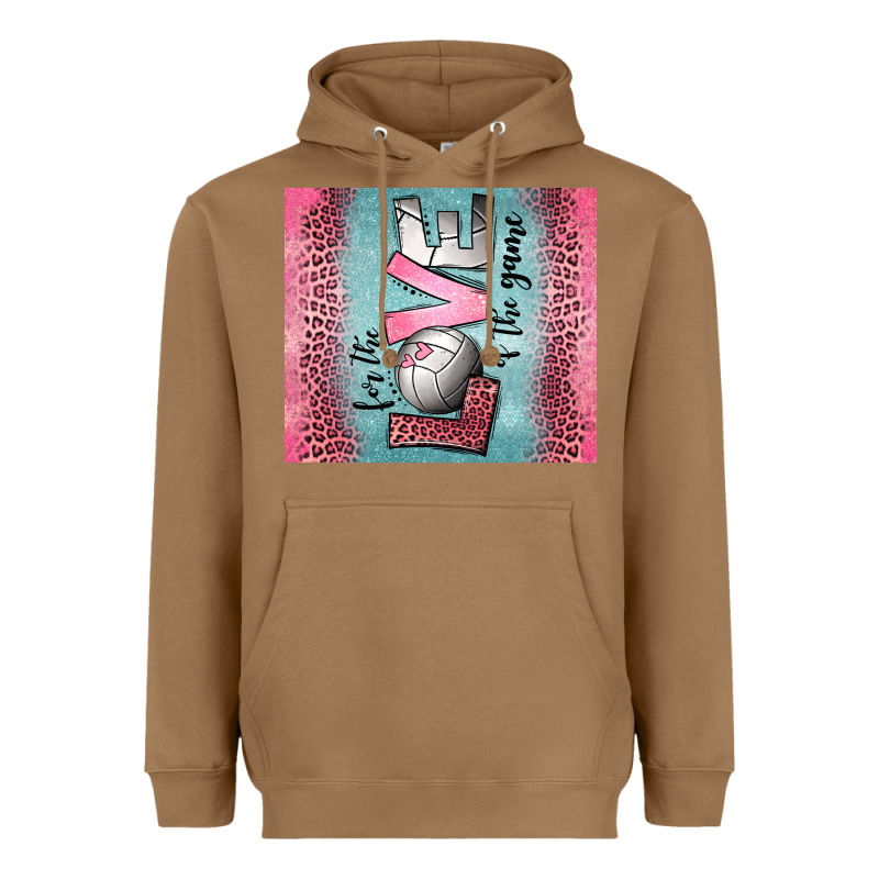 For The Love Of The Game Volleyball Heavyweight Hoodie by Jasminsmagicworld | Teevron