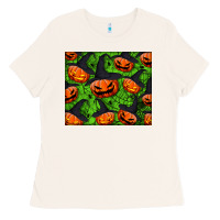 Bone halloween pumpkin mouse pad Ladies Tee - BundleAndBundleShop