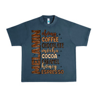Midnight Navy melanin shades of brown Urban Heavy Tee - LillyAllenDesigns