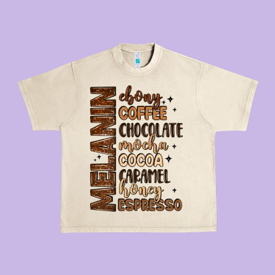 Melanin Shades Of Brown Urban Heavy Tee Designed By Lillyallendesigns