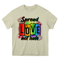 Mossy spread love not hate Heavy Core Tee - OliviaCreatesArt