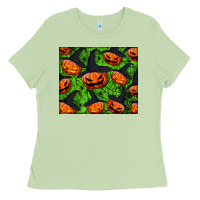 Matcha halloween pumpkin mouse pad Ladies Tee - BundleAndBundleShop
