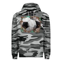 Slate Camo sports soccer background Premium Hoodie - Artiststas