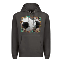 Smoke sports soccer background Premium Hoodie - Artiststas