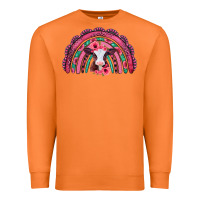 Carrot valentines day pink gemstones baby calf rainbow Premium Sweatshirt - Jasminsmagicworld