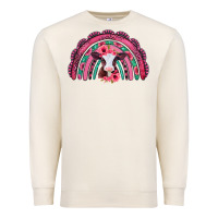 Sandshell valentines day pink gemstones baby calf rainbow Premium Sweatshirt - Jasminsmagicworld