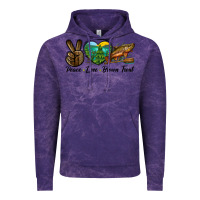 Cloud Purple Peace Love Brown Trout Vintage Hoodie - LillyAllenDesigns