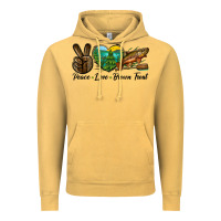 Peace Love Brown Trout Vintage Hoodie | Teevron