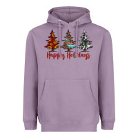 Lavender happy holidays christmas trees Heavyweight Hoodie - Jasminsmagicworld